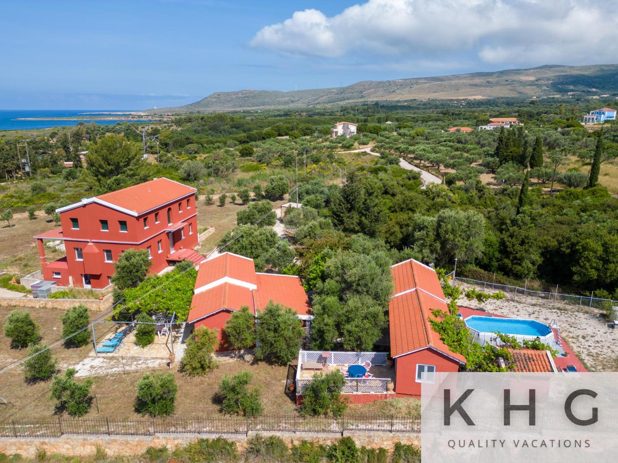 Mondo Cosseri Villa Rossa-Dorothea And Mondo Cosseri Villa Rossa-Penelope, With Own Shared Pool Ληξούρι Εξωτερικό φωτογραφία